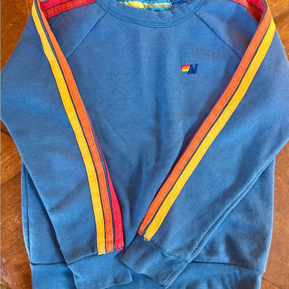 Aviator nation kids blue sweatshirt KIDS 14